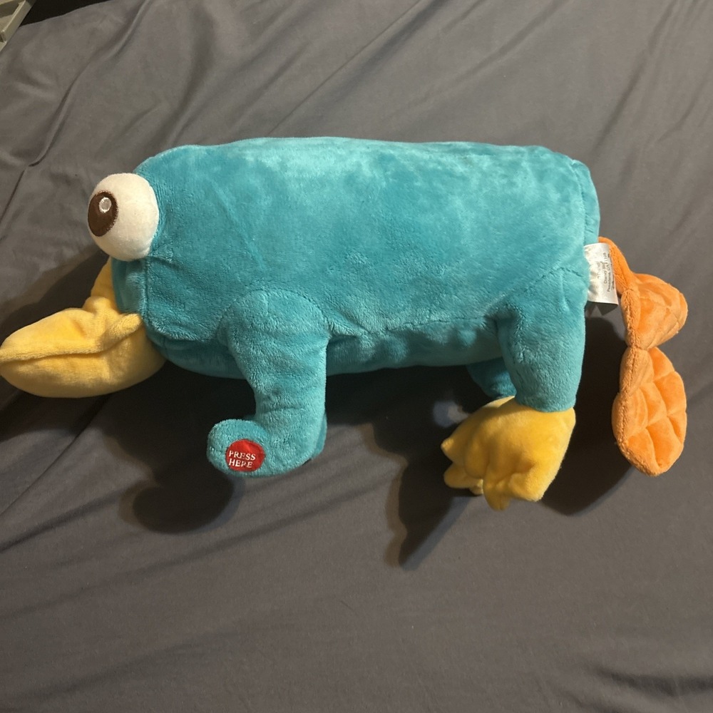 Disney Perry the Platypus Phineas and Ferb Plush 12" No Sound